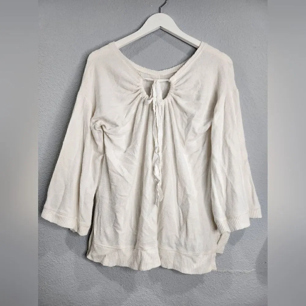 Saturday Sunday by Anthropologie off white sweater